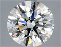 Natural Diamond 2.30 Carats, Round with Excellent Cut, K Color, VVS2 Clarity and Certified by GIA