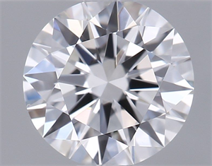 Picture of Natural Diamond 0.44 Carats, Round with Excellent Cut, F Color, VS2 Clarity and Certified by GIA