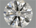 Natural Diamond 0.40 Carats, Round with Excellent Cut, H Color, SI1 Clarity and Certified by IGI