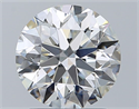 Natural Diamond 1.90 Carats, Round with Excellent Cut, H Color, VS1 Clarity and Certified by GIA