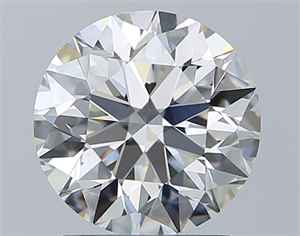 Picture of Natural Diamond 1.90 Carats, Round with Excellent Cut, H Color, VS1 Clarity and Certified by GIA