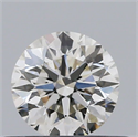 Natural Diamond 0.40 Carats, Round with Very Good Cut, J Color, VS1 Clarity and Certified by GIA