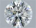 Natural Diamond 2.80 Carats, Round with Excellent Cut, F Color, VVS2 Clarity and Certified by GIA