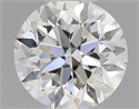 Natural Diamond 0.40 Carats, Round with Very Good Cut, H Color, SI1 Clarity and Certified by GIA