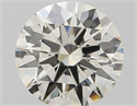 Natural Diamond 0.53 Carats, Round with Excellent Cut, K Color, VS2 Clarity and Certified by GIA