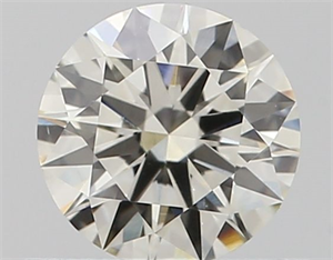 Picture of Natural Diamond 0.53 Carats, Round with Excellent Cut, K Color, VS2 Clarity and Certified by GIA