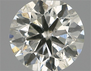 Picture of Natural Diamond 0.40 Carats, Round with Very Good Cut, I Color, SI2 Clarity and Certified by IGI