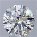 Natural Diamond 3.03 Carats, Round with Excellent Cut, I Color, SI1 Clarity and Certified by GIA