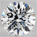 Natural Diamond 0.40 Carats, Round with Excellent Cut, F Color, I1 Clarity and Certified by GIA