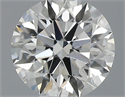 Natural Diamond 0.41 Carats, Round with Excellent Cut, J Color, VVS2 Clarity and Certified by GIA