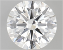 Natural Diamond 0.40 Carats, Round with Excellent Cut, F Color, VS2 Clarity and Certified by GIA