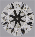 Natural Diamond 0.50 Carats, Round with Good Cut, J Color, SI1 Clarity and Certified by GIA