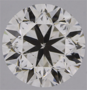 Picture of Natural Diamond 0.50 Carats, Round with Good Cut, J Color, SI1 Clarity and Certified by GIA