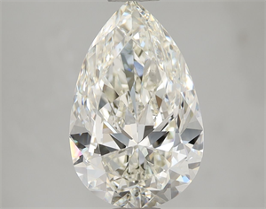 Picture of Natural Diamond 3.02 Carats, Pear with  Cut, K Color, VS2 Clarity and Certified by GIA