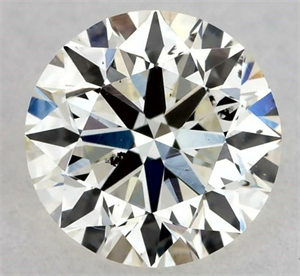 Picture of Natural Diamond 0.40 Carats, Round with Very Good Cut, K Color, SI1 Clarity and Certified by GIA