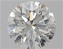 Natural Diamond 1.90 Carats, Round with Excellent Cut, I Color, SI2 Clarity and Certified by GIA