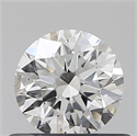 Natural Diamond 0.50 Carats, Round with Excellent Cut, I Color, I1 Clarity and Certified by GIA