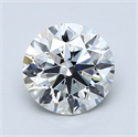 Natural Diamond 1.70 Carats, Round with Excellent Cut, F Color, VS2 Clarity and Certified by GIA