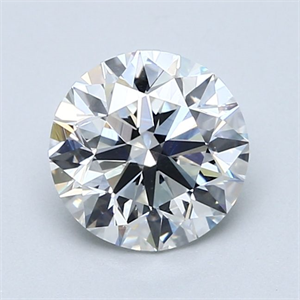 Picture of Natural Diamond 1.70 Carats, Round with Excellent Cut, F Color, VS2 Clarity and Certified by GIA