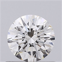 Natural Diamond 0.48 Carats, Round with Excellent Cut, J Color, VVS1 Clarity and Certified by GIA