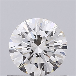 Picture of Natural Diamond 0.48 Carats, Round with Excellent Cut, J Color, VVS1 Clarity and Certified by GIA