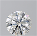 Natural Diamond 5.30 Carats, Round with Excellent Cut, H Color, VVS2 Clarity and Certified by GIA