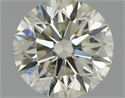 Natural Diamond 0.40 Carats, Round with Excellent Cut, K Color, SI1 Clarity and Certified by IGI