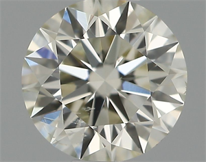 Picture of Natural Diamond 0.40 Carats, Round with Excellent Cut, K Color, SI1 Clarity and Certified by IGI