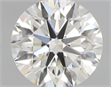 Natural Diamond 0.47 Carats, Round with Excellent Cut, J Color, VS1 Clarity and Certified by GIA