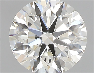 Picture of Natural Diamond 0.47 Carats, Round with Excellent Cut, J Color, VS1 Clarity and Certified by GIA