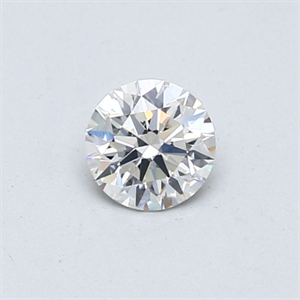 Picture of Natural Diamond 0.40 Carats, Round with Excellent Cut, H Color, SI1 Clarity and Certified by GIA