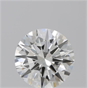 Natural Diamond 4.01 Carats, Round with Excellent Cut, H Color, VS2 Clarity and Certified by GIA