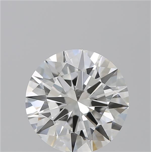 Picture of Natural Diamond 4.01 Carats, Round with Excellent Cut, H Color, VS2 Clarity and Certified by GIA