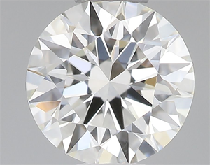 Picture of Natural Diamond 0.45 Carats, Round with Excellent Cut, I Color, VVS1 Clarity and Certified by GIA