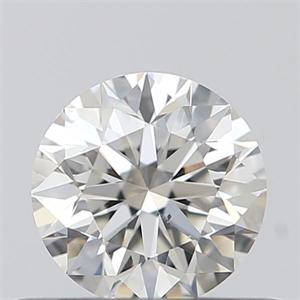 Picture of Natural Diamond 0.43 Carats, Round with Excellent Cut, G Color, VS2 Clarity and Certified by GIA