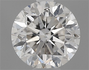 Picture of Natural Diamond 0.40 Carats, Round with Good Cut, I Color, SI2 Clarity and Certified by GIA