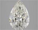 Natural Diamond 2.60 Carats, Pear with  Cut, I Color, VS2 Clarity and Certified by IGI