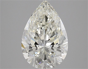 Picture of Natural Diamond 2.60 Carats, Pear with  Cut, I Color, VS2 Clarity and Certified by IGI