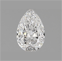 Natural Diamond 1.02 Carats, Pear with  Cut, D Color, VS2 Clarity and Certified by GIA