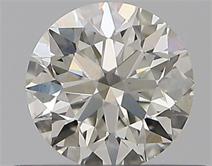 Picture of Natural Diamond 0.40 Carats, Round with Excellent Cut, I Color, VS1 Clarity and Certified by GIA