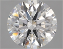 Natural Diamond 2.02 Carats, Round with Excellent Cut, D Color, SI1 Clarity and Certified by GIA