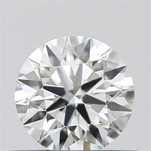 Picture of Natural Diamond 0.43 Carats, Round with Excellent Cut, H Color, VVS1 Clarity and Certified by GIA