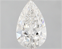 Natural Diamond 0.90 Carats, Pear with  Cut, F Color, VS2 Clarity and Certified by GIA