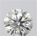 Natural Diamond 0.40 Carats, Round with Excellent Cut, K Color, SI1 Clarity and Certified by GIA