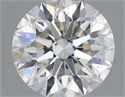 Natural Diamond 0.43 Carats, Round with Excellent Cut, H Color, SI1 Clarity and Certified by GIA