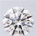 Natural Diamond 3.21 Carats, Round with Excellent Cut, J Color, SI2 Clarity and Certified by GIA