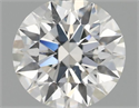 Natural Diamond 0.42 Carats, Round with Excellent Cut, H Color, SI2 Clarity and Certified by GIA