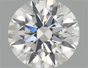 Picture of Natural Diamond 0.42 Carats, Round with Excellent Cut, H Color, SI2 Clarity and Certified by GIA