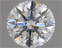 Natural Diamond 1.31 Carats, Round with Excellent Cut, D Color, VVS2 Clarity and Certified by GIA