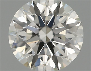 Picture of Natural Diamond 0.40 Carats, Round with Excellent Cut, H Color, VS2 Clarity and Certified by IGI